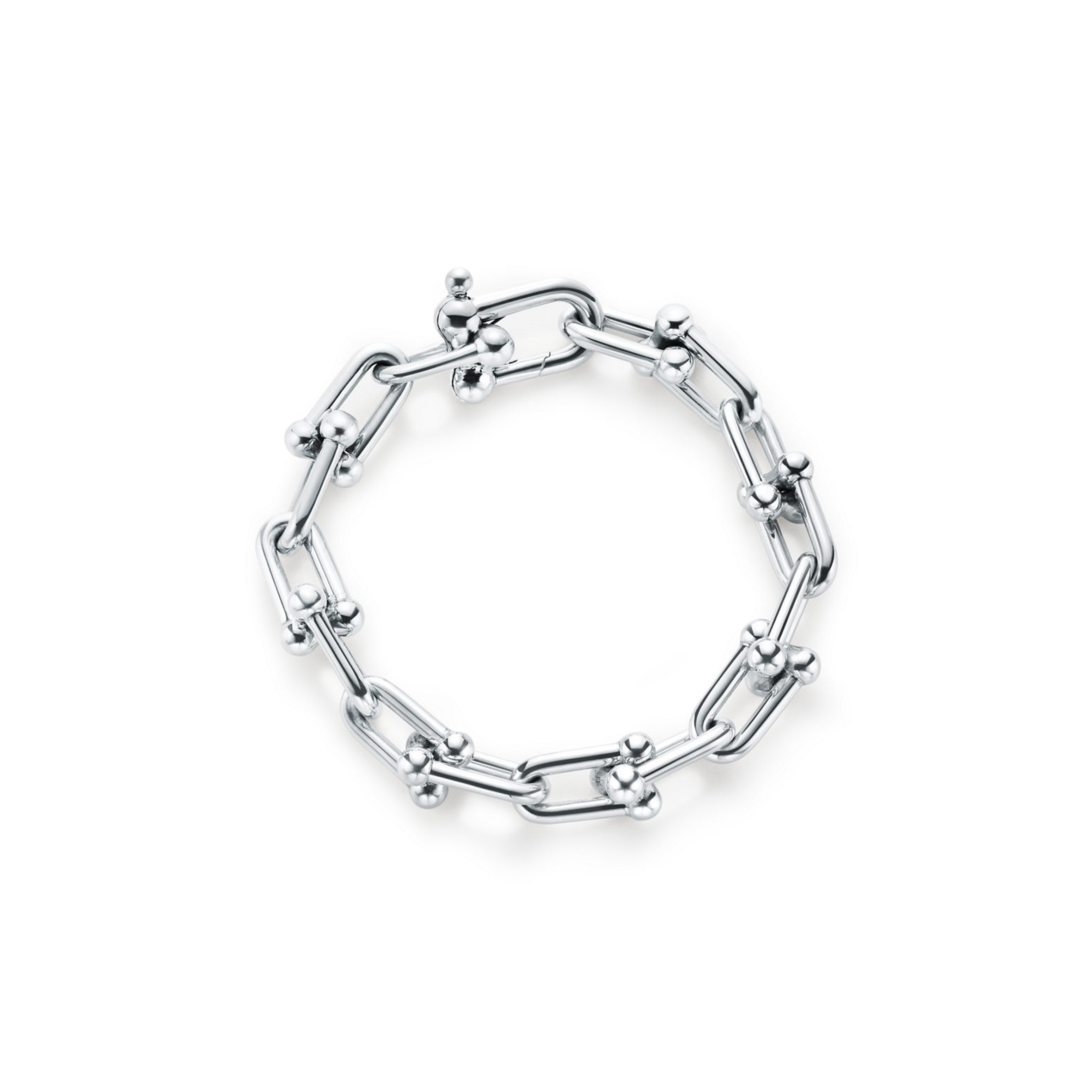 TIFFANY HARDWEARLARGE LINK BRACELET IN STERLING SILVER 